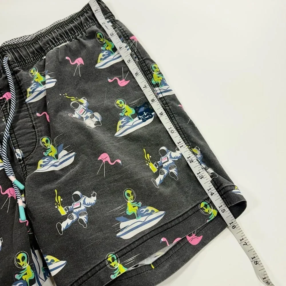Party Pants Alien Print Swim Shorts Medium - Picture 10 of 13